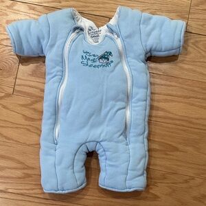 Small Blue Merlin Magic Sleepsuit